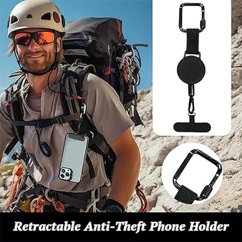 Portachiavi retrattile resistente con apribottiglie