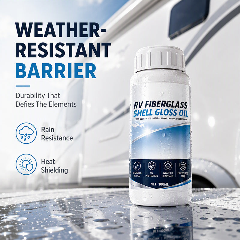 RV Fiberglass Gloss Oil Shine Restorer ¨C UV©\Protective, Easy©\Apply, Long©\Lasting