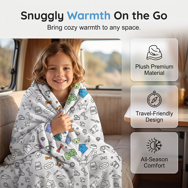 Color & Cuddle Instantly No-Fade Washable DIY Blanket Kit