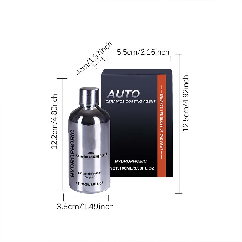 Kit gratuito de aerosol de recubrimiento cerámico nanotecnológico para automóvil