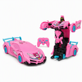 Voiture télécommandée RC de type pick-up transformable à un bouton, jouet cadeau pour garçons et filles