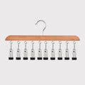 Organizza istantaneamente 10 capi - Organizer in legno antiscivolo con clip multiple