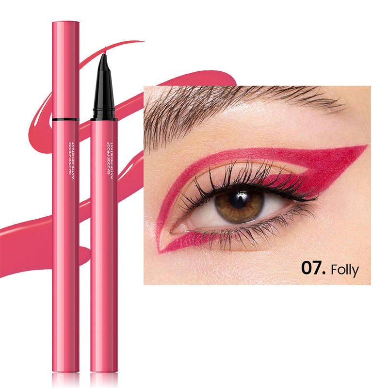 12 Colors Waterproof Long-Lasting Color Liquid Eyeliner