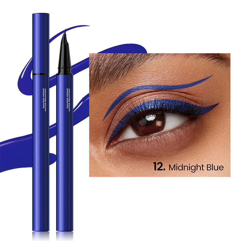 12 Colors Waterproof Long-Lasting Color Liquid Eyeliner