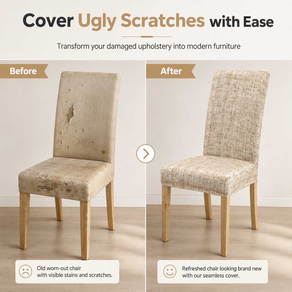 Stretch Plaid Chair Cover ¨C Universal Fit & Protective