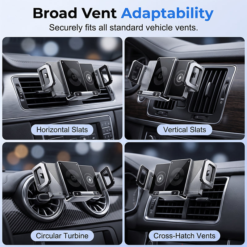 Support pliable de chargeur sans fil pour voiture