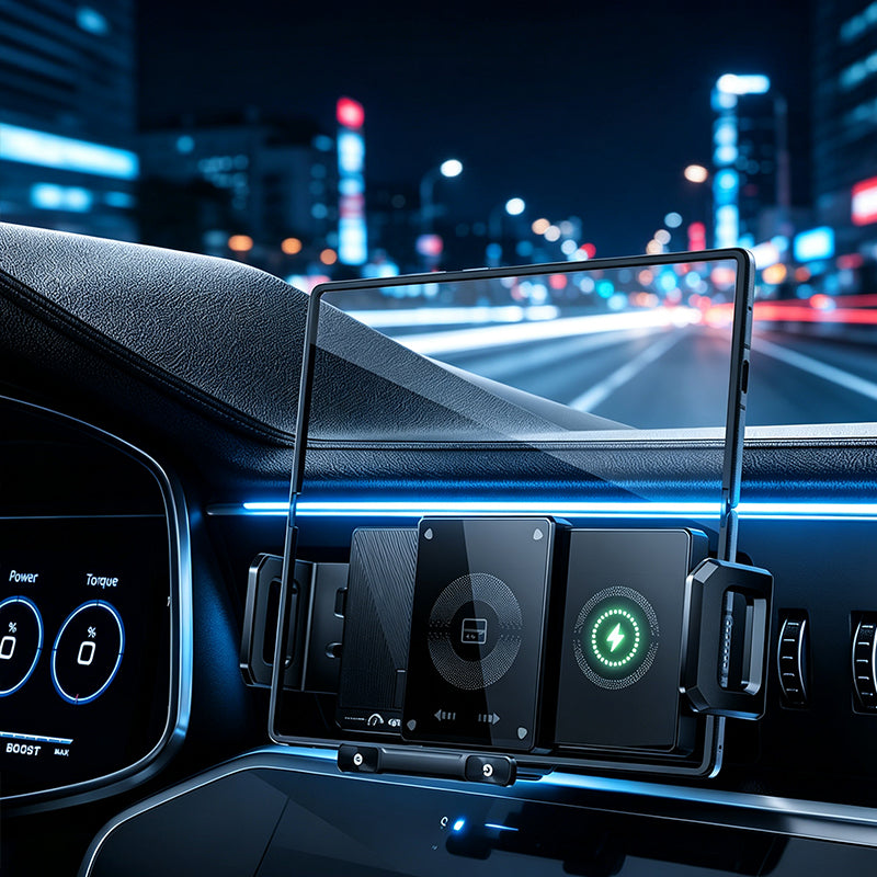 Support pliable de chargeur sans fil pour voiture