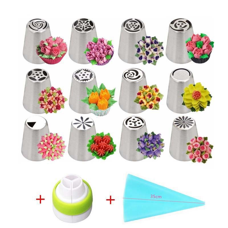 Set professionale di bocchette per decorare con fiori