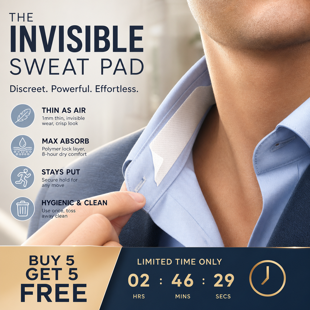 Free Invisible Disposable Collar & Cuff Sweat Liners